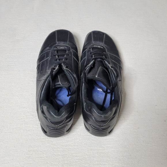 Steve Madden Shoes Mens 12 Baller Black Leather Casual Comfort - Picture 11 of 16